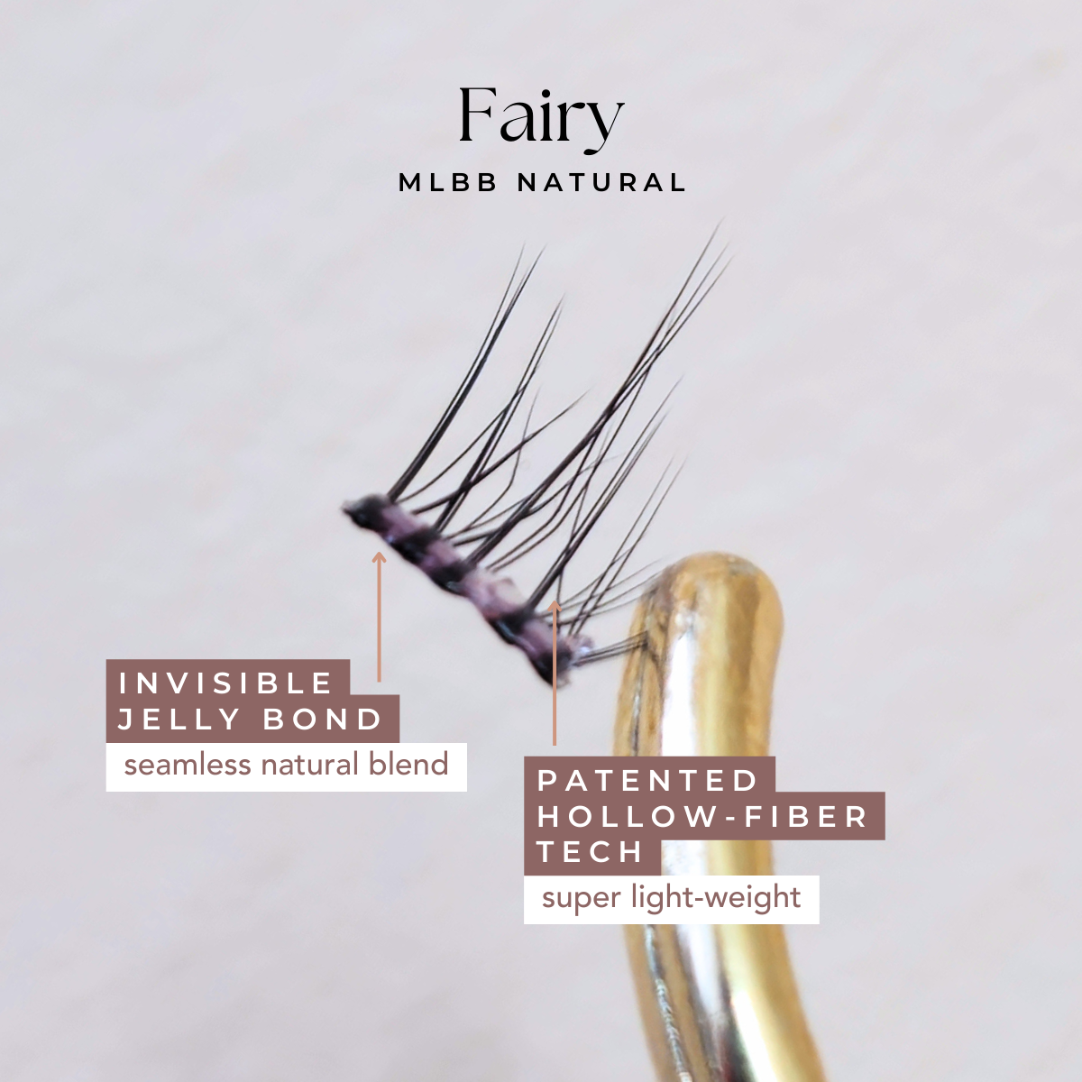 Natural Press-On Lashes