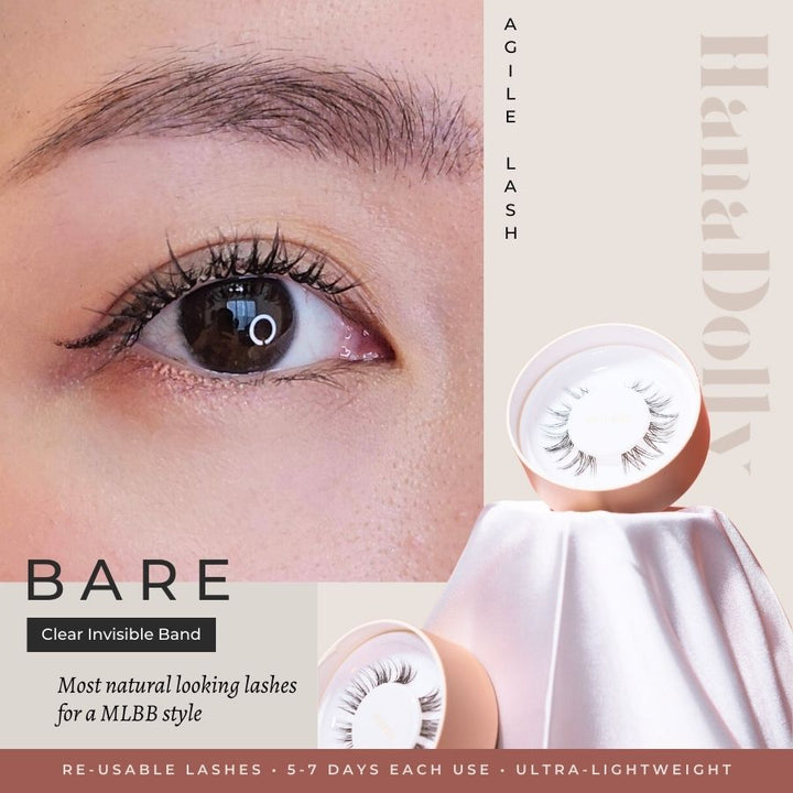 BARE - HanaDolly Single DIY Lashes for Asian Eyes