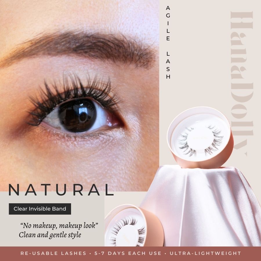 NATURAL - HanaDolly Single DIY Lashes for Asian Eyes
