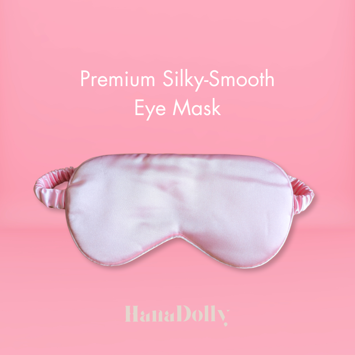 Solid Silk Eye Mask Rose - Casaluna™
