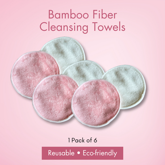 Bamboo Fiber Cleansing Towels (Reusable)