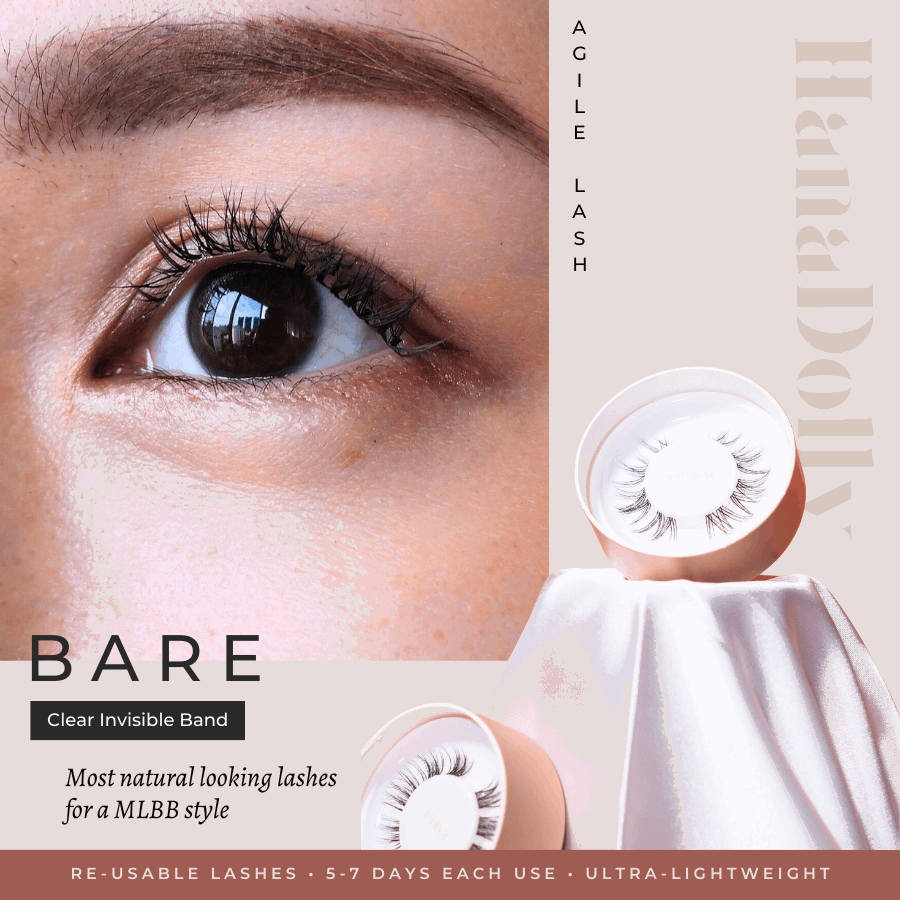 BARE - HanaDolly Single DIY Lashes for Asian Eyes