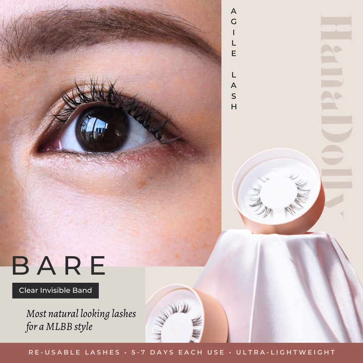 BARE - HanaDolly Single DIY Lashes for Asian Eyes