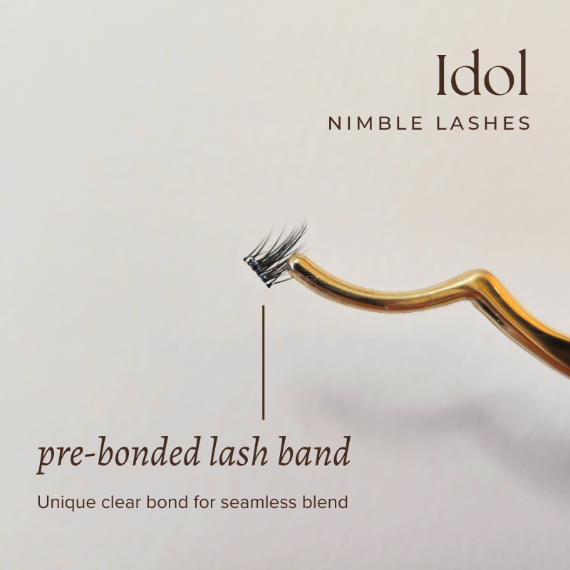 IDOL Press-On (Pre-Bonded) Lashes | Nimble Lashes | HanaDolly