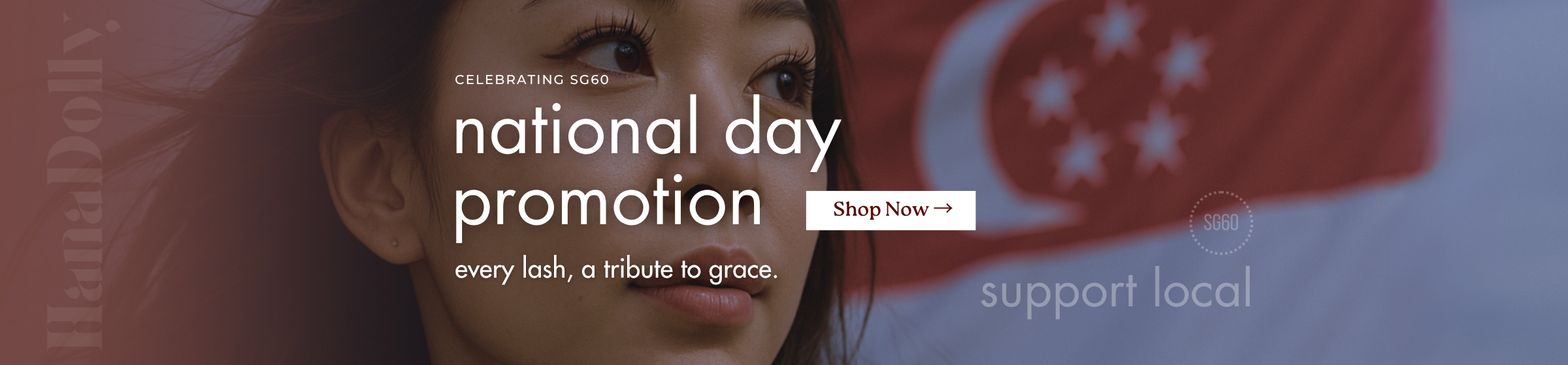 HanaDolly SG60 National Day Promotion Banner | Support Local