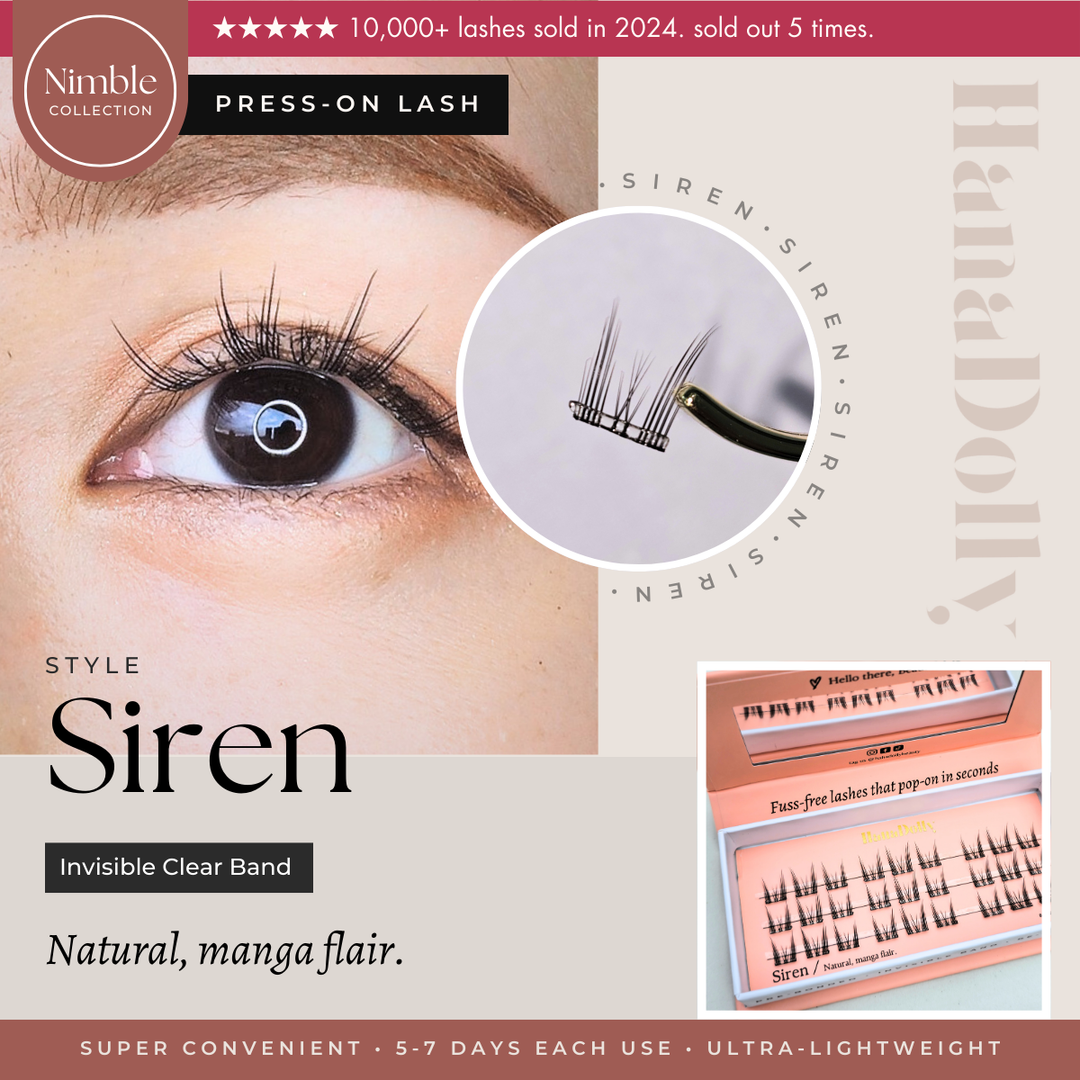 SIREN Lash Style from HanaDolly press-on lash collection | NIMBLE Lash Collection