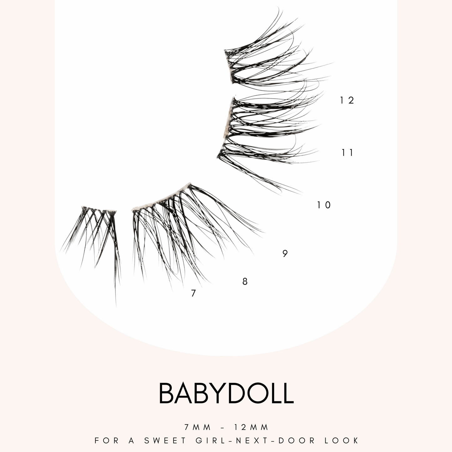 BABYDOLL - HanaDolly DIY Lashes for Asian Eyes