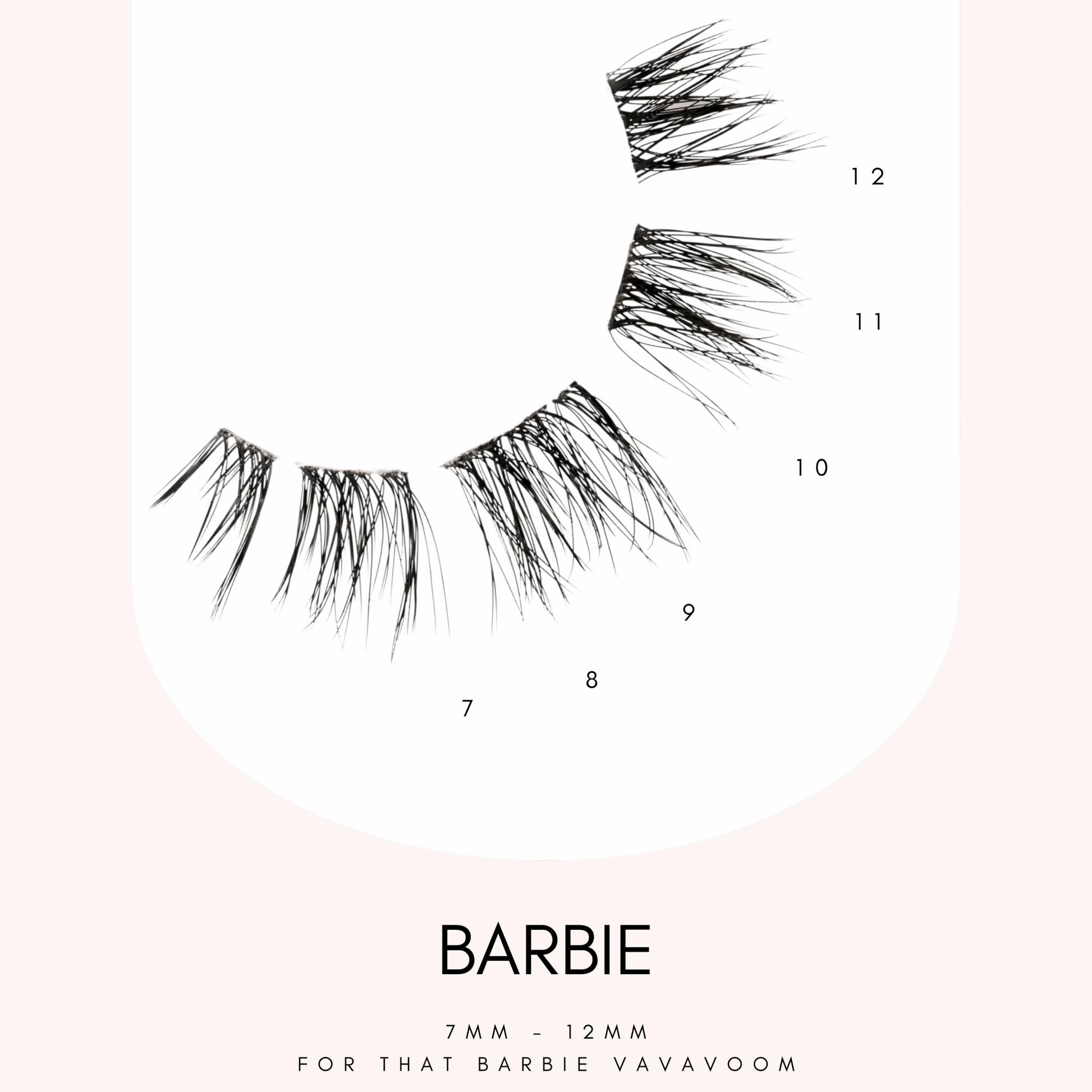 BARBIE - HanaDolly DIY Lashes for Asian Eyes